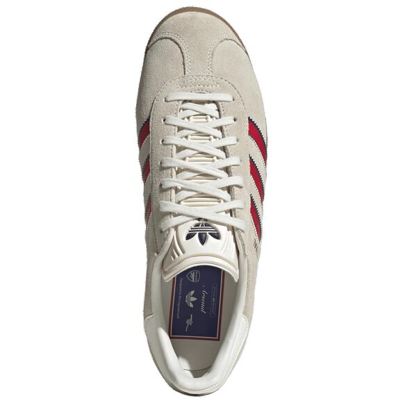 Adidas Gazelle Arsenal Men's Shoes Off White/Night Sky/Scarlet 11.5